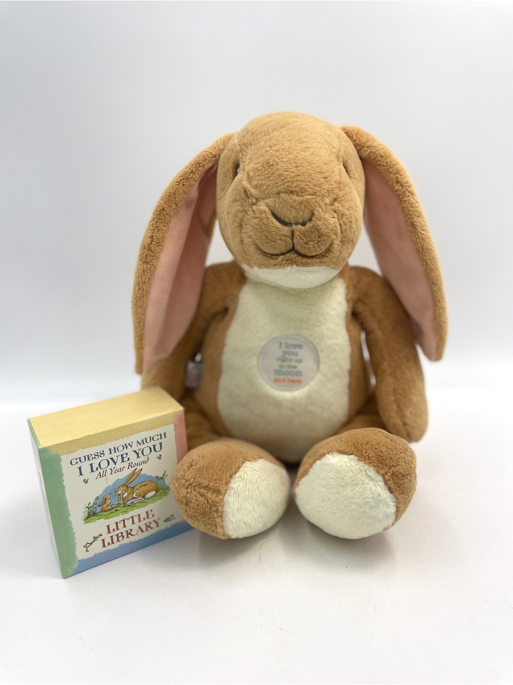 Guess How Much I Love You Rabbit Plush & Little Library Book Set
